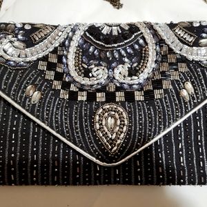 Sequin Beaded Cocktail Handbag